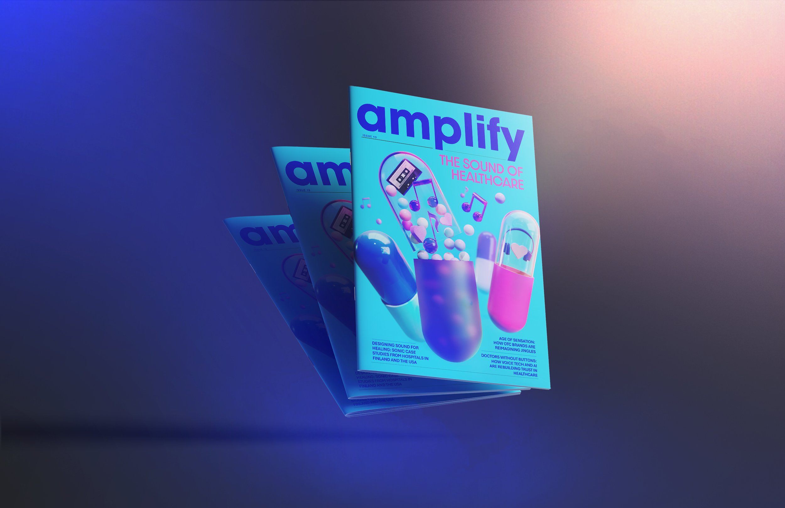 amplify magazine, the world’s first audio branding publication by amp Sound Branding.